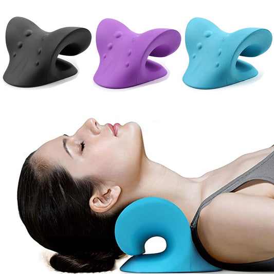 Chiropractic neck pillow front page.